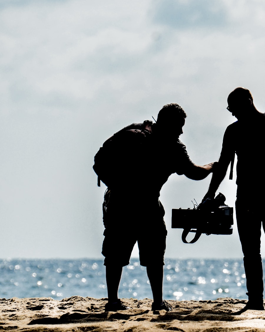 Ekipa filmowa Discgolf Media Polska na planie